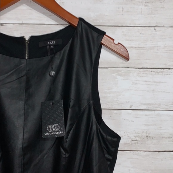 Tart | Frankie Leather Shift Dress NWT - Picture 5 of 6